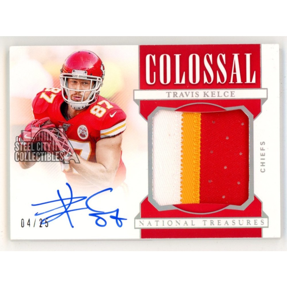 Travis newest Kelce autograph signed 2019 Panini card #41 Chiefs