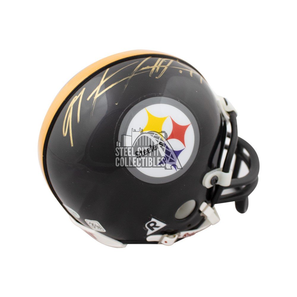 : Pittsburgh Steelers Wooden Football Helmet Sign by