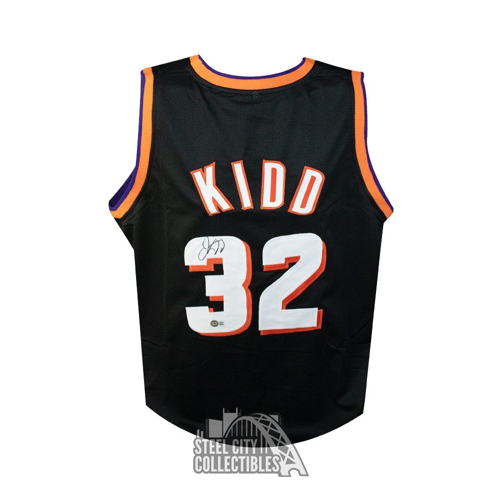 Jason Kidd Autographed Phoenix Custom Black Basketball Jersey