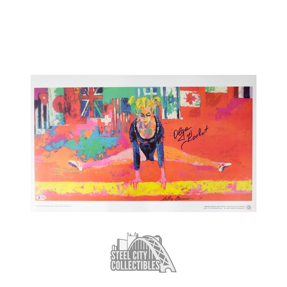 Olga Korbut Autographed 1976 Bicentennial 23x14 Poster - BAS COA ...