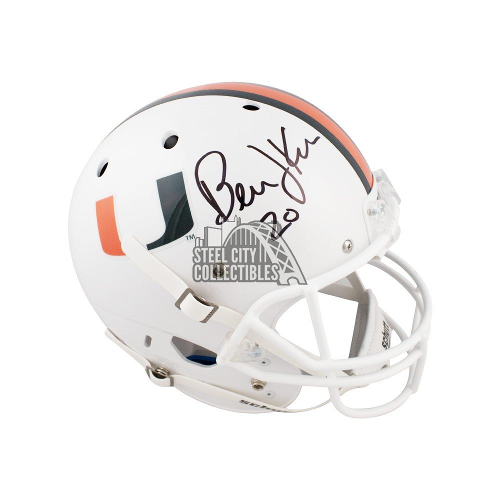 bernie kosar autographed helmet