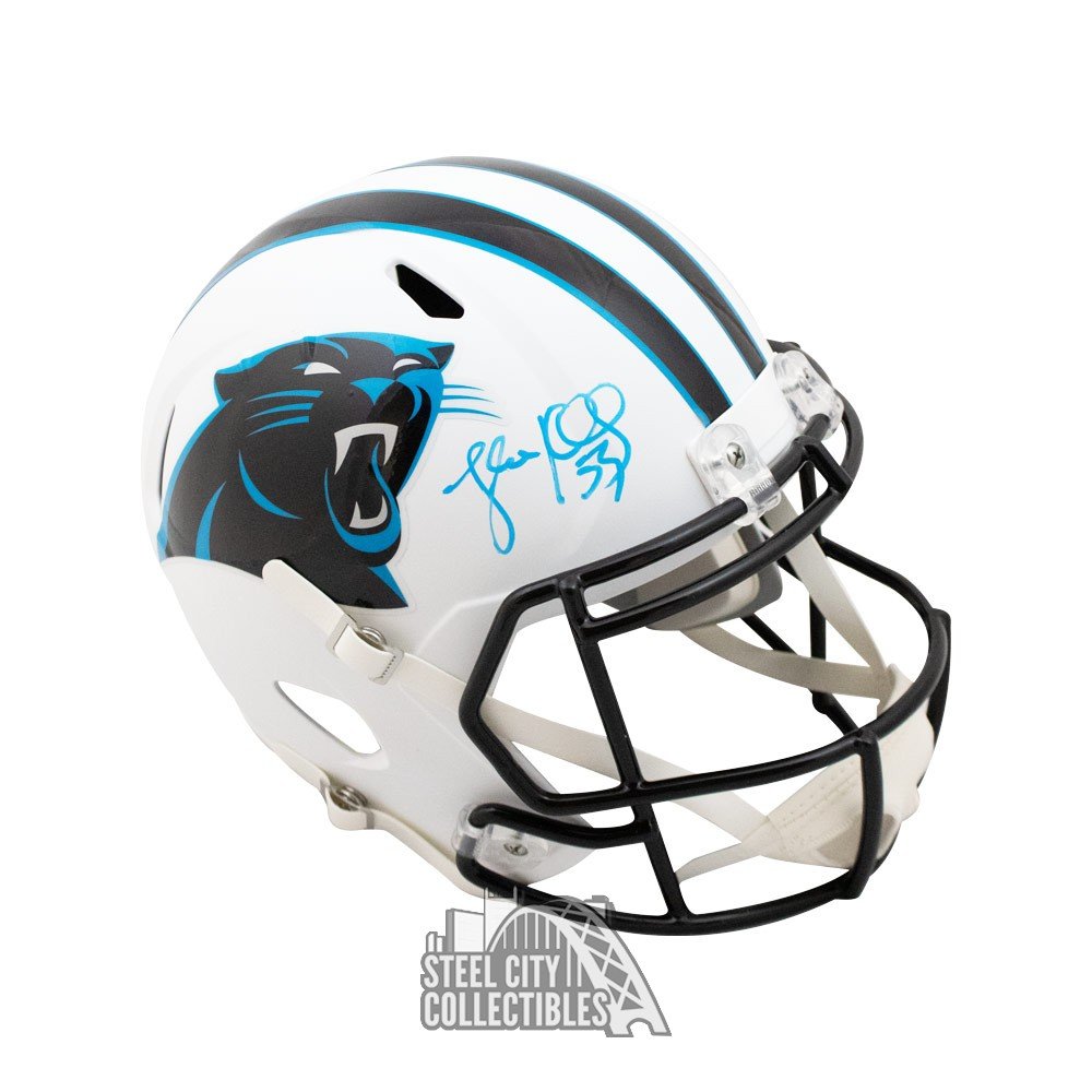 Luke Kuechly Autographed Carolina Panthers Eclipse Mini Football Helmet -  BAS