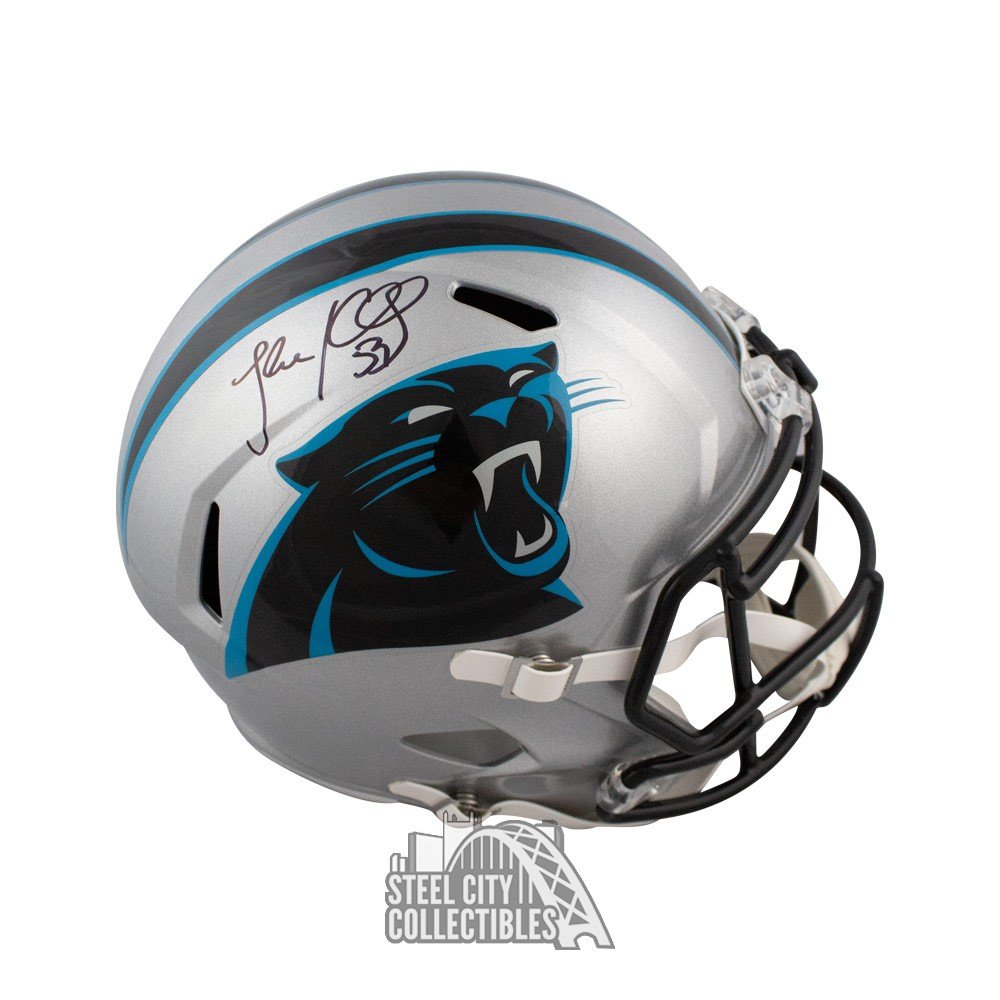 Luke Kuechly Carolina Panthers Signed Eclipse Mini Helmet (BAS COA