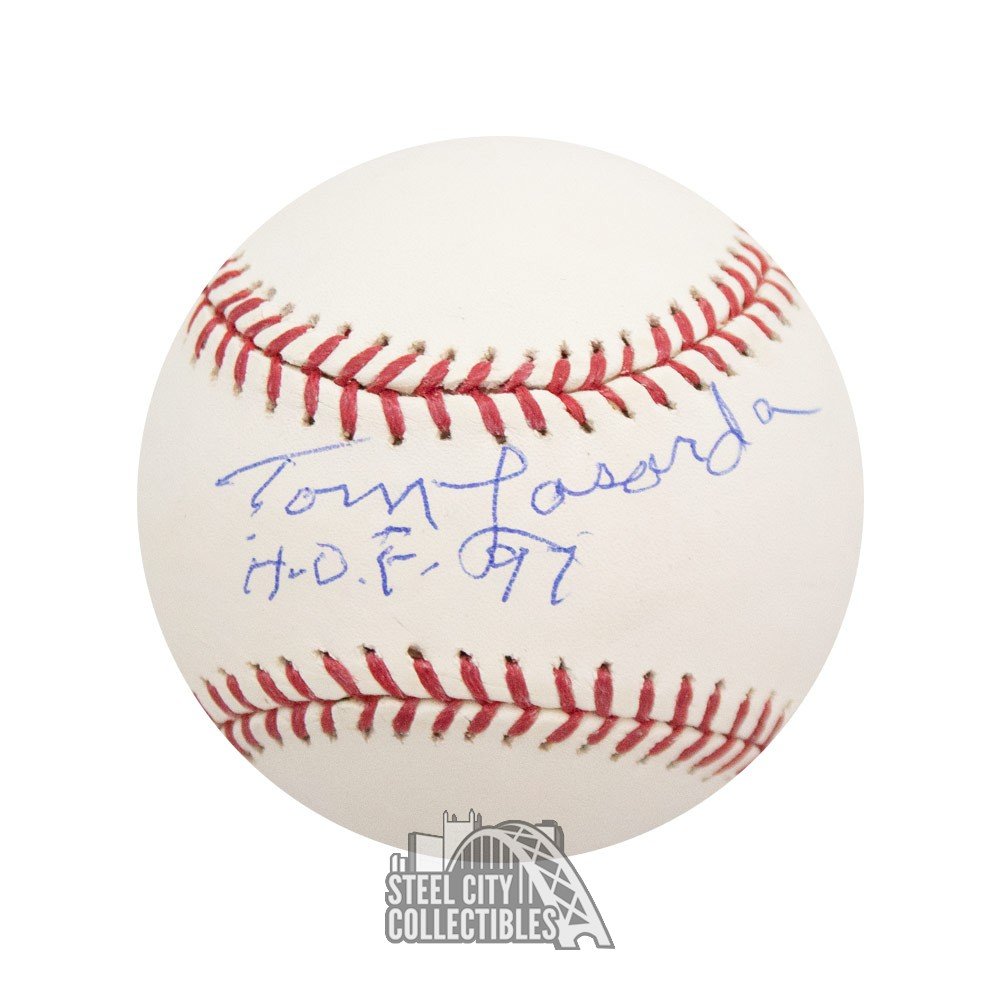 Tommy Lasorda Hand Signed Autographed LA Dodgers Jersey HOF 97 Champ ITP  PSA/DNA at 's Sports Collectibles Store