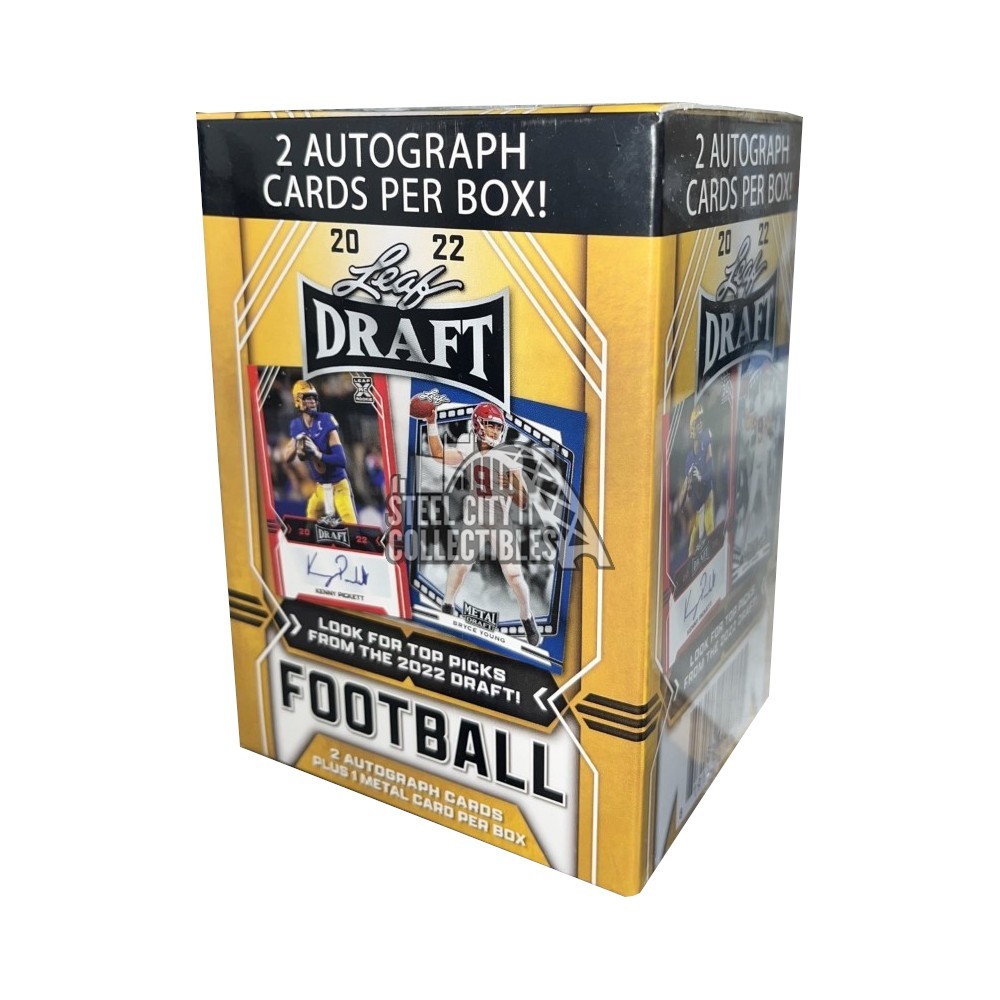 2022 Leaf Draft Football Blaster Box