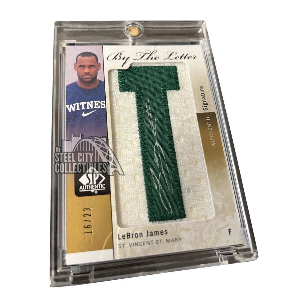 LeBron James 2011-12 Upper Deck SP Authentic By The Letter Patch Autograph  16/23 (Please Read) | Steel City Collectibles