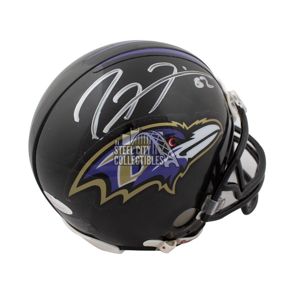 Lamar Jackson Autographed Baltimore Ravens Mini Football Helmet - JSA COA