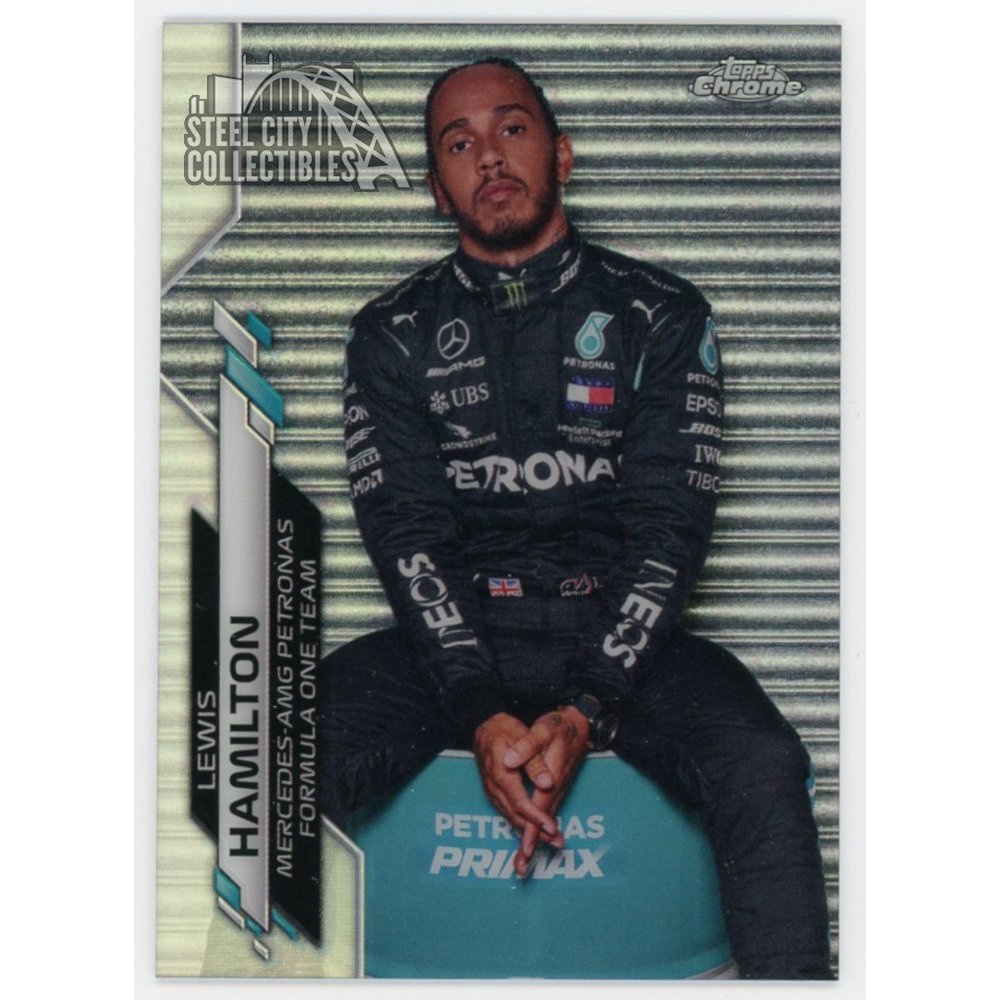 2020 Topps Chrome Formula 1 F1 #1 Lewis Hamilton Image Variation ...