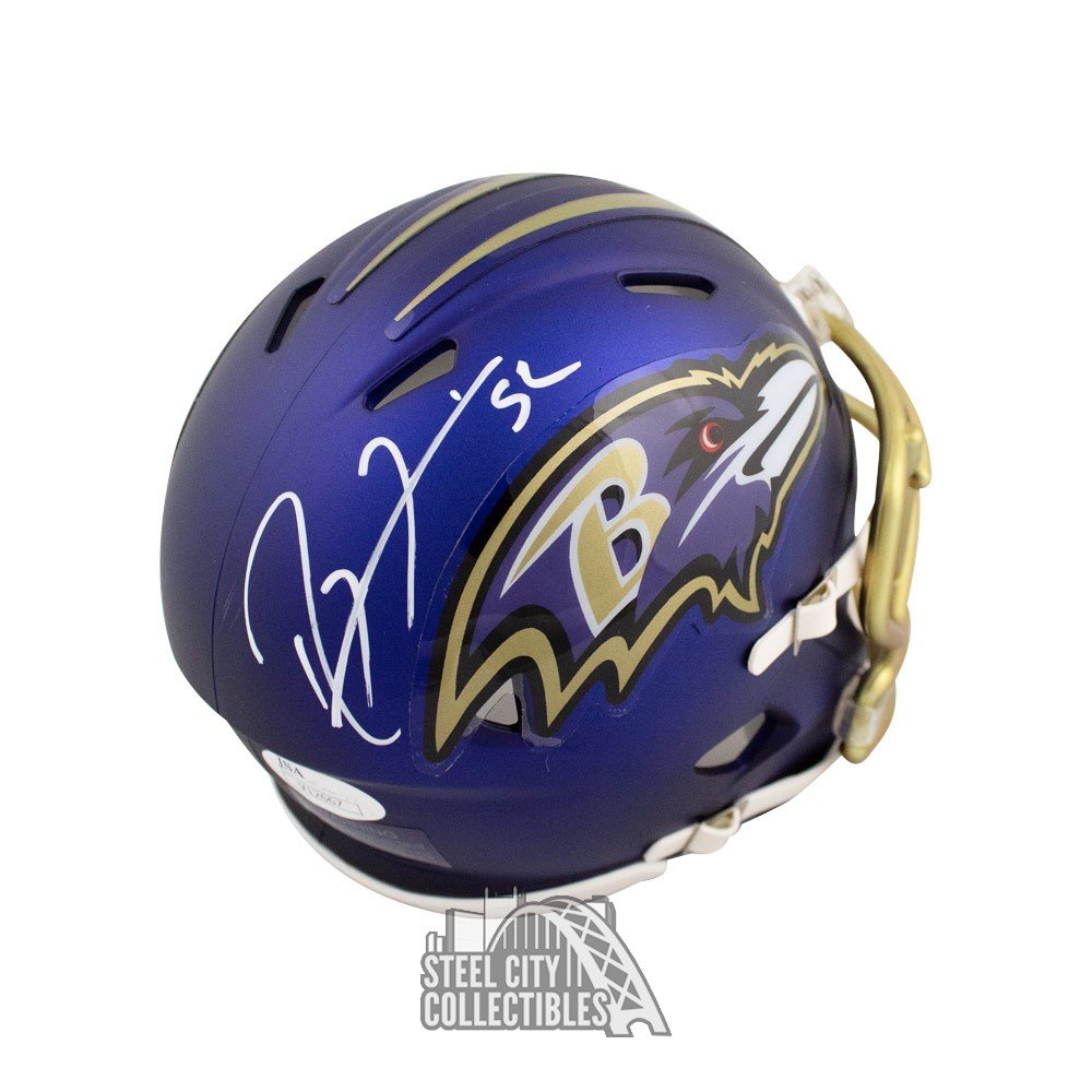 Lamar Jackson Baltimore Ravens Signed Autograph Mini Helmet Custom Sha –  MisterMancave