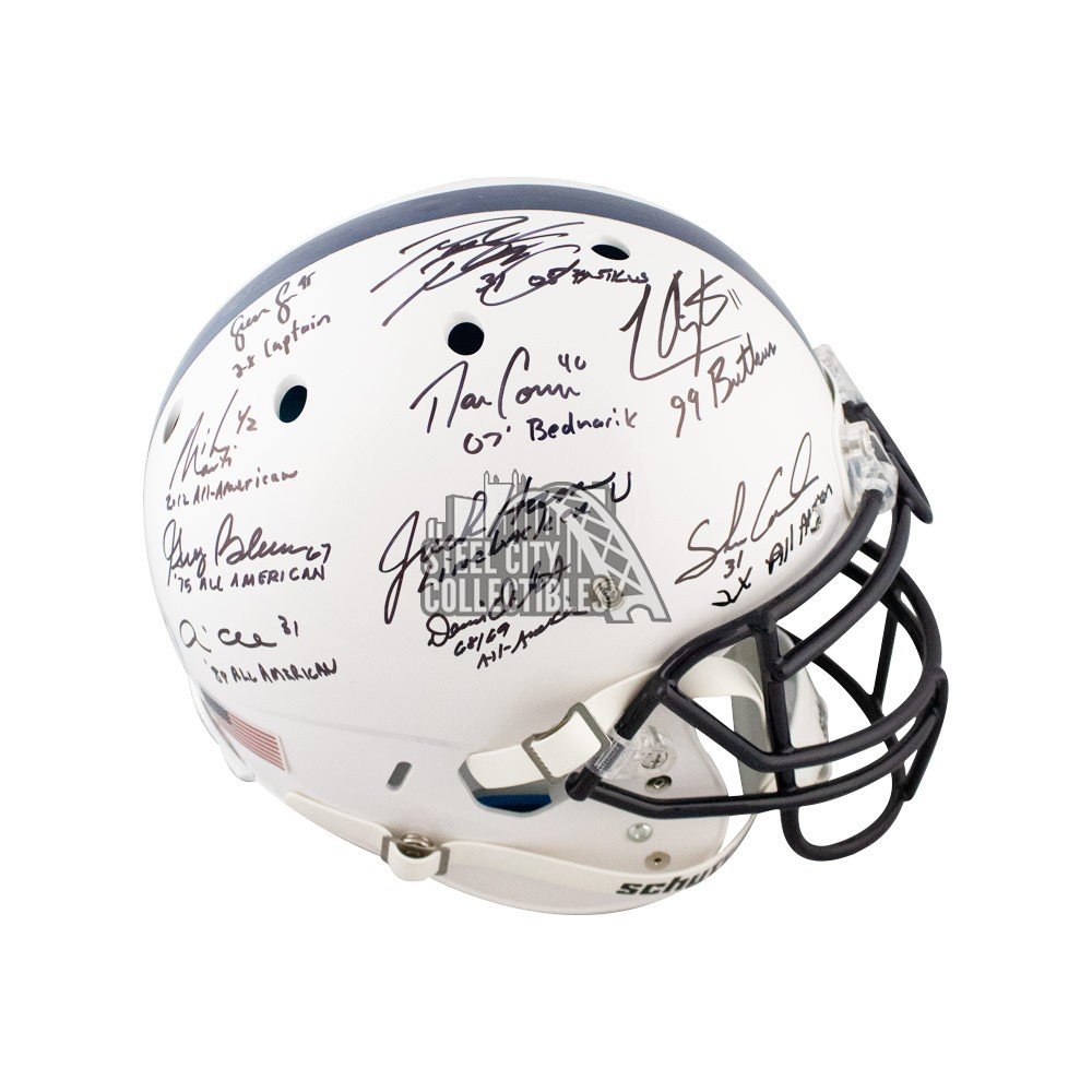 penn state autographed helmet