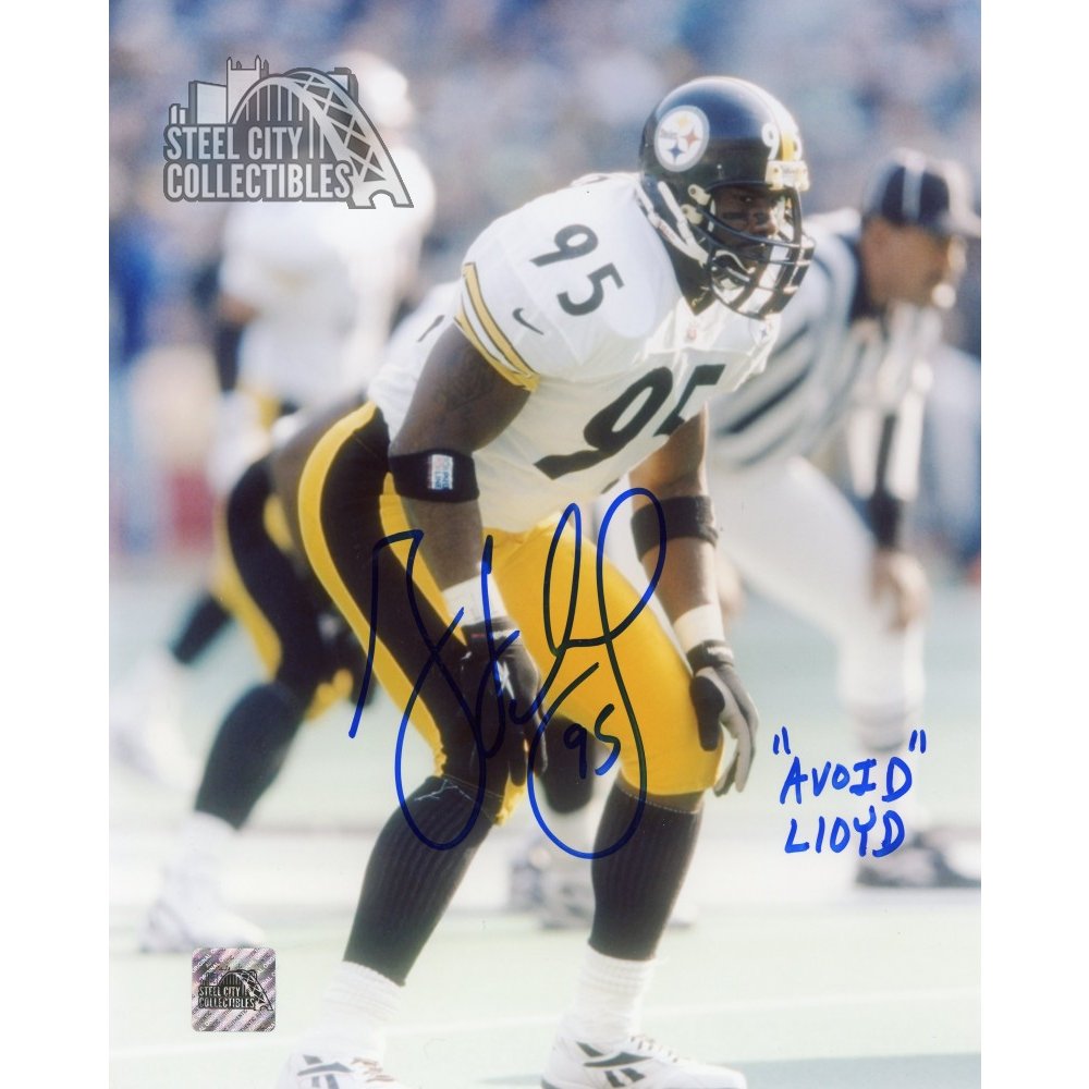 Greg Lloyd Autographed Signed Pittsburgh Steelers Lunar Mini Helmet With  COA - Autographs