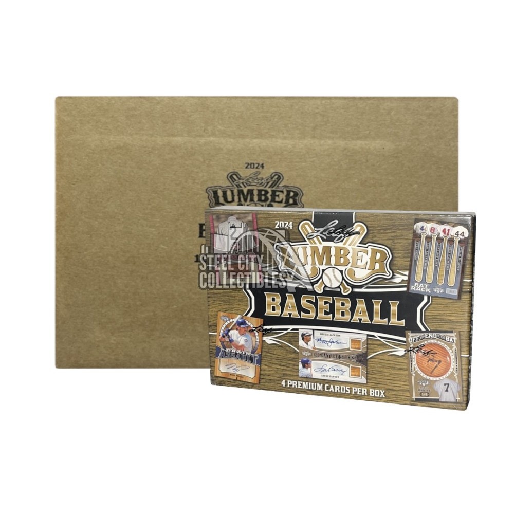 2024 Leaf Lumber Baseball Hobby 10-Box Case