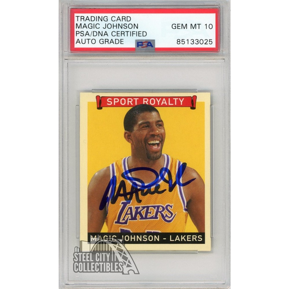 Magic newest Johnson Upper Deck autograph card