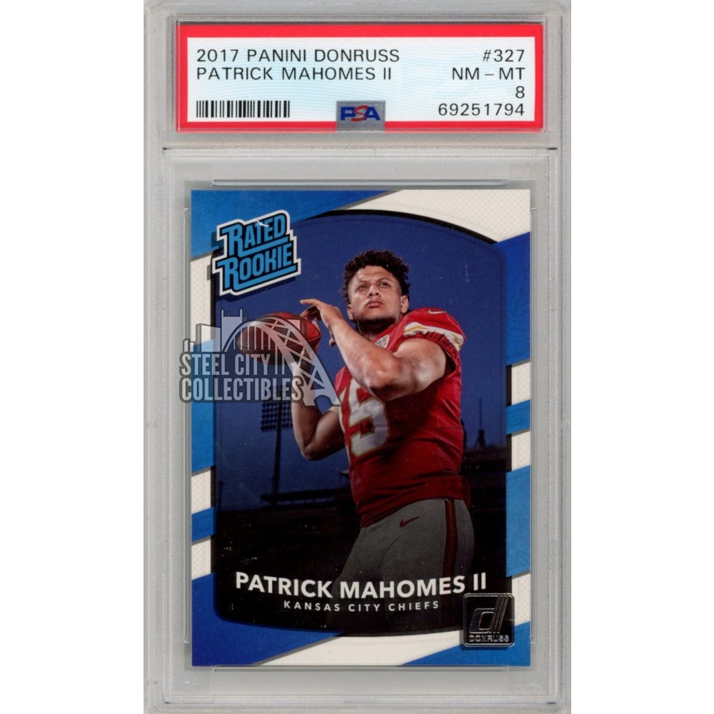 Patrick Mahomes outlet Rookie PSA 8