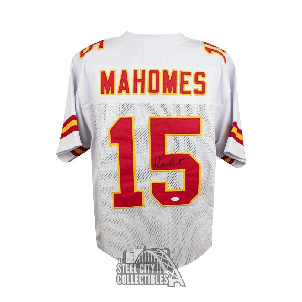 pat mahomes autographed jersey