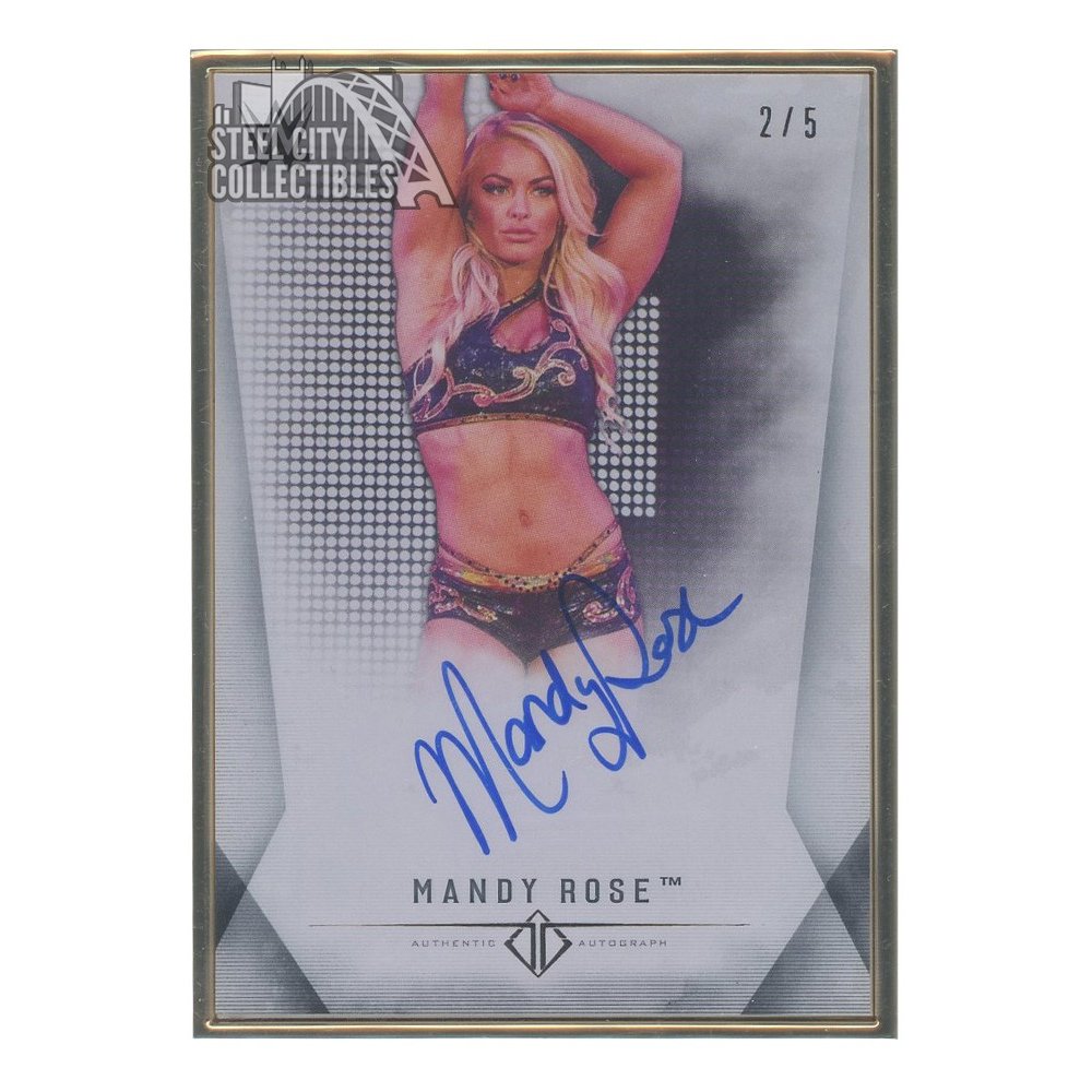 Mandy Rose 2019 Topps Wwe Transcendent Collection Autograph Black 25 Steel City Collectibles 