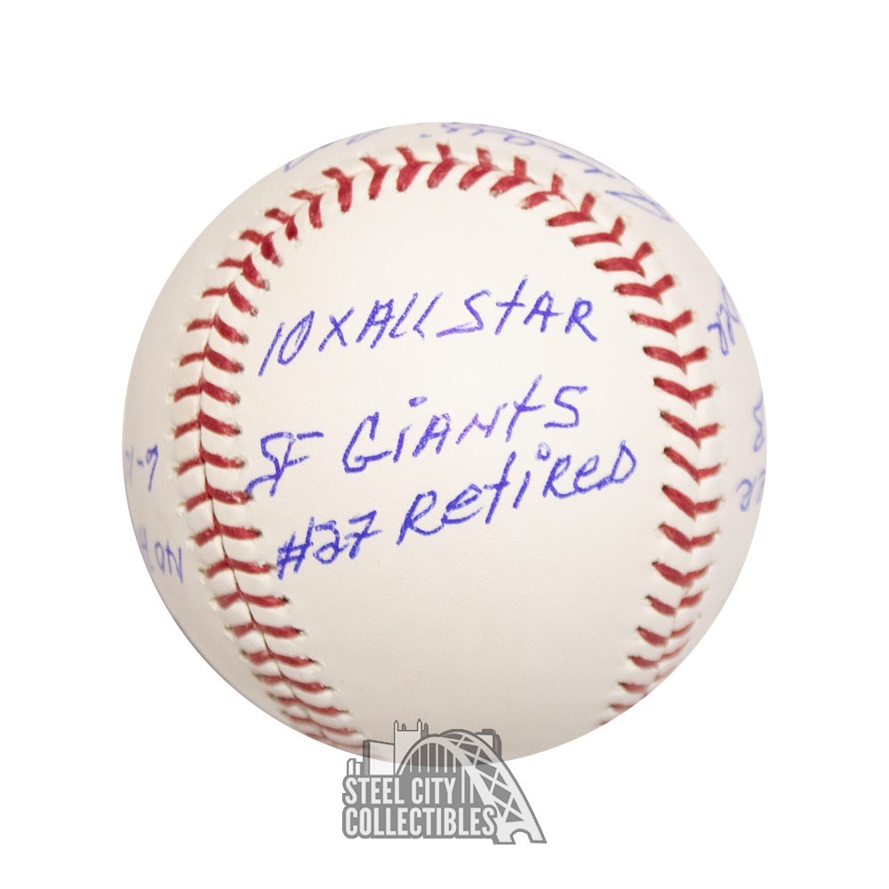 Juan Marichal Autographed Official Hall of Fame Baseball - PSA/DNA (8  Inscriptions)
