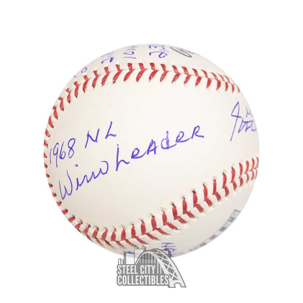 Juan Marichal Autographed Official Hall of Fame Baseball - BAS (9  Inscription)