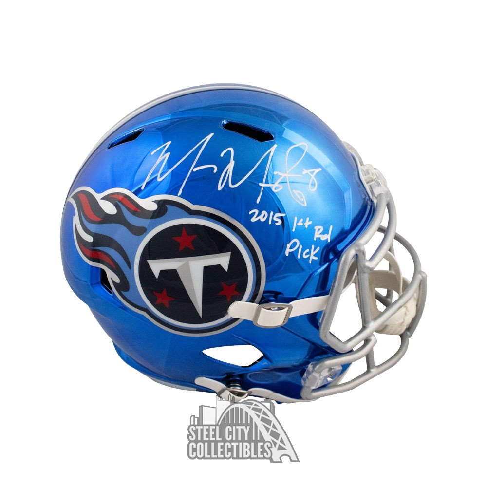 : Titans Marcus Mariota Autographed Blue Authentic