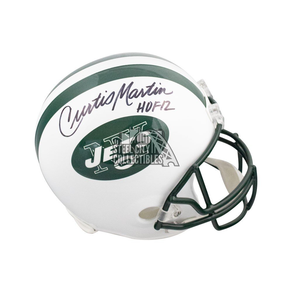 Curtis Martin Autographed Mini Helmet (JSA)