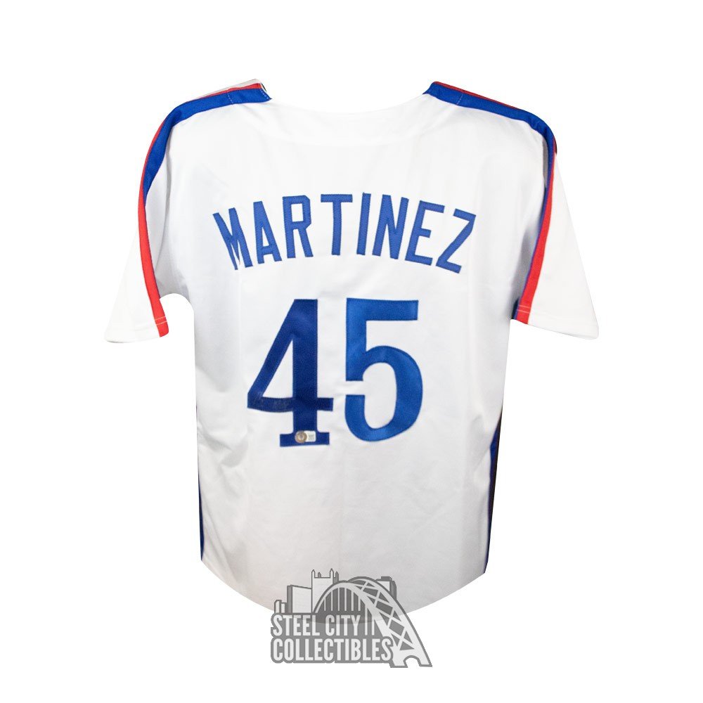 Pedro Martinez Autographed Montreal Expos Custom White Baseball