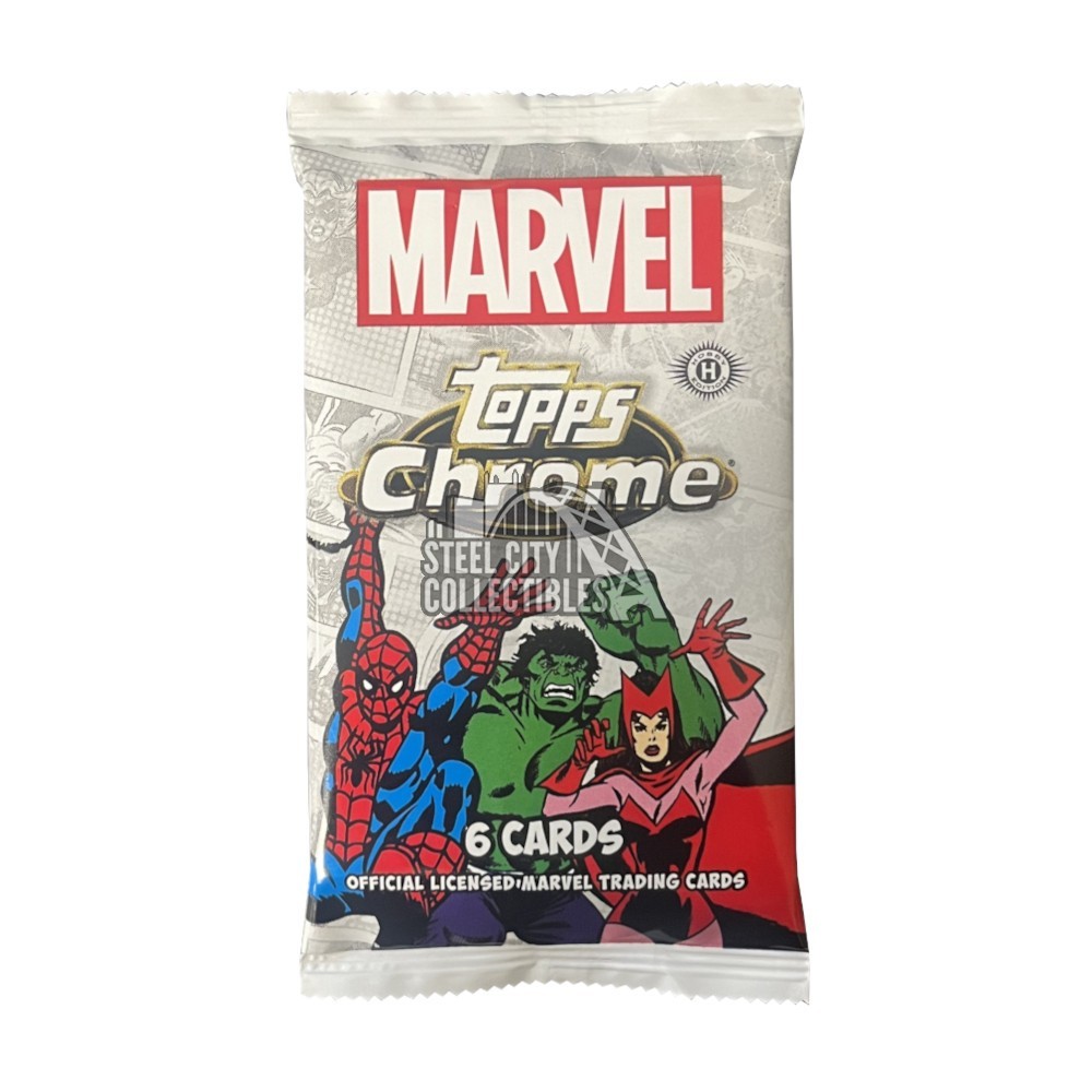 2024 Topps Marvel Chrome Hobby Pack | Steel City Collectibles