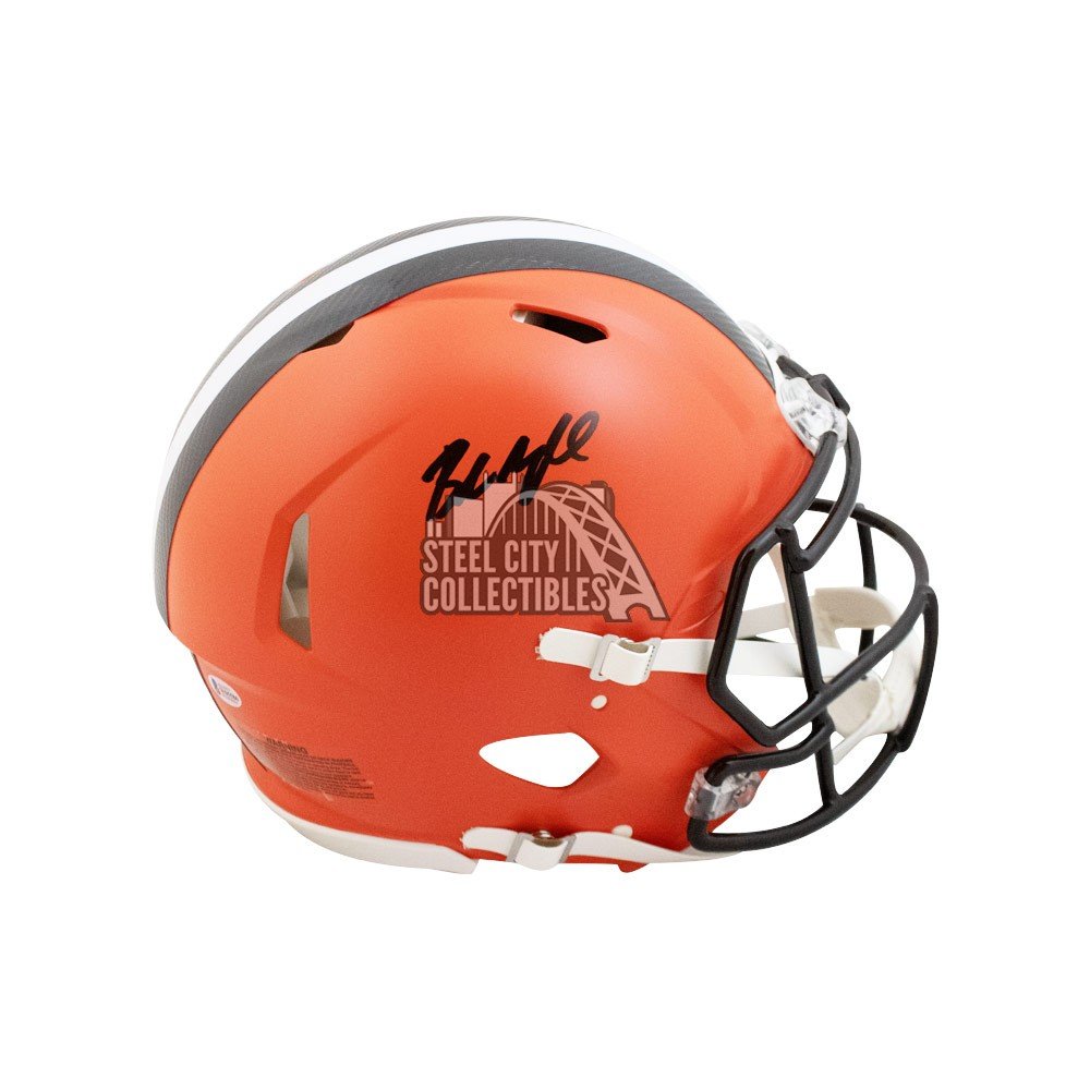 Baker Mayfield Autographed Cleveland Browns Proline Speed Full-Size  Football Helmet - BAS COA