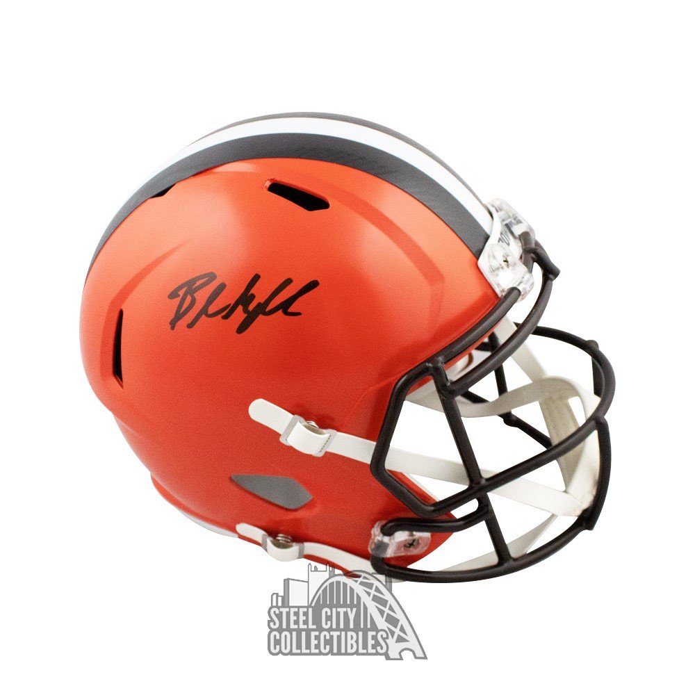 Baker Mayfield Autographed Helmet - Full Size Speed Bas