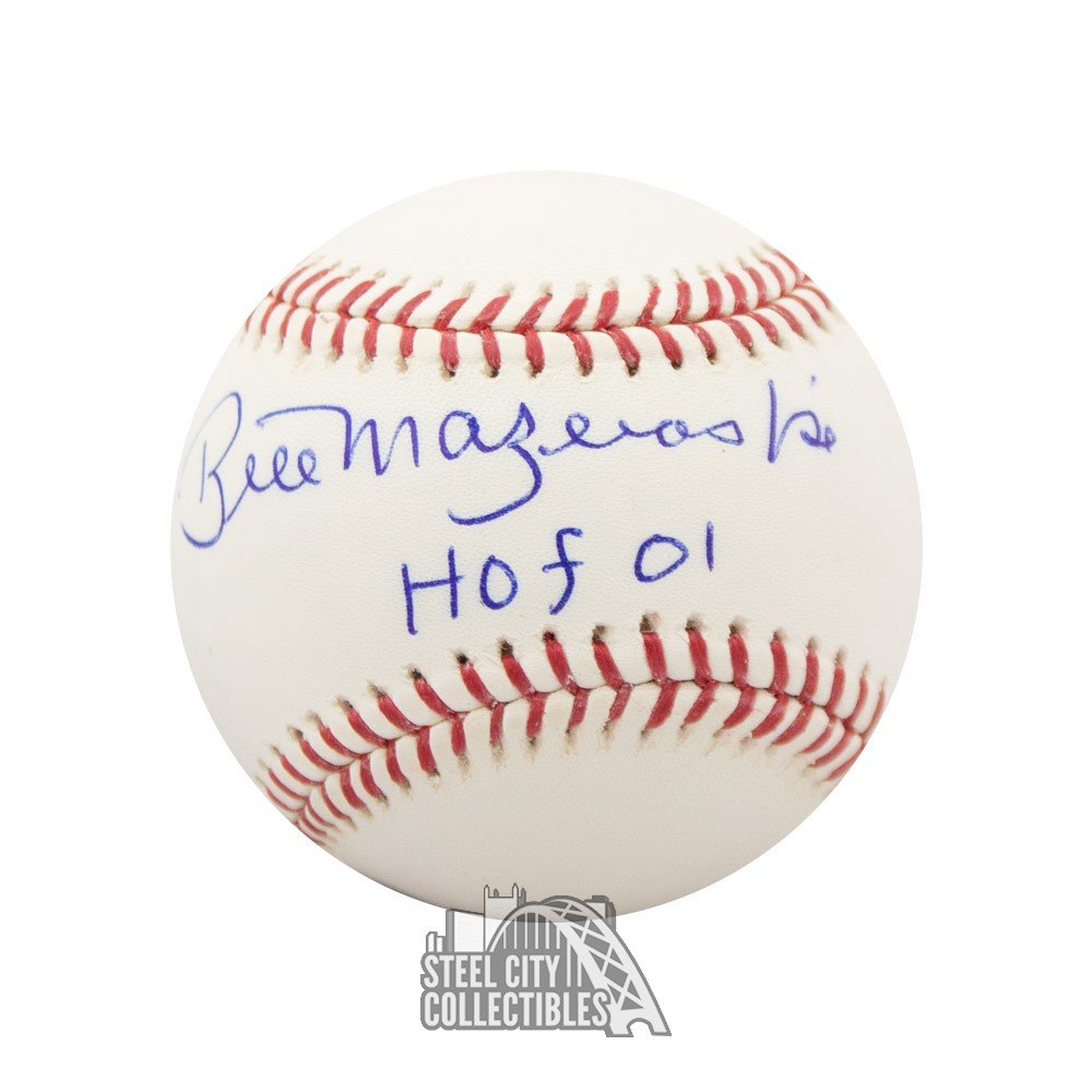 Bill Mazeroski Autographed Official MLB Baseball - BAS