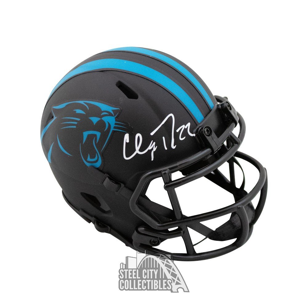 Christian McCaffrey Autographed Carolina Panthers Lunar Eclipse