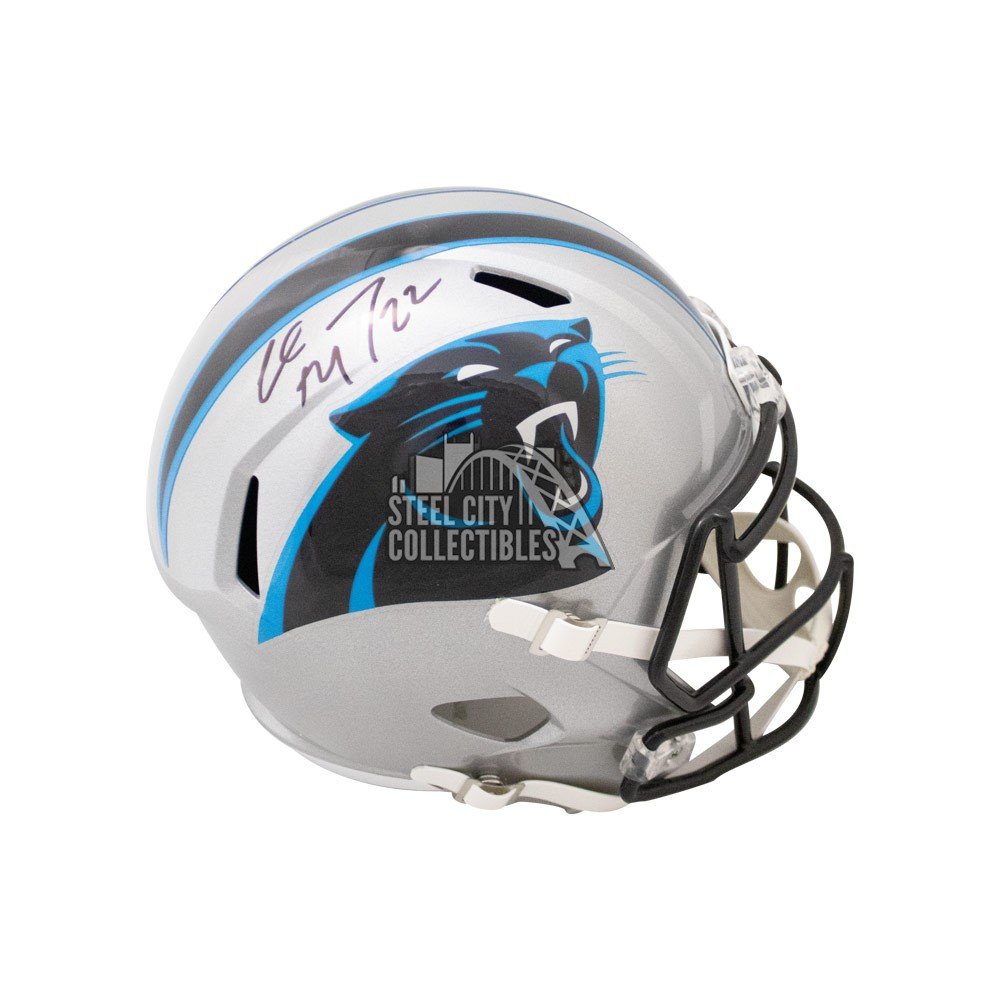 Christian McCaffrey Autographed Panthers Speed Replica Full-Size