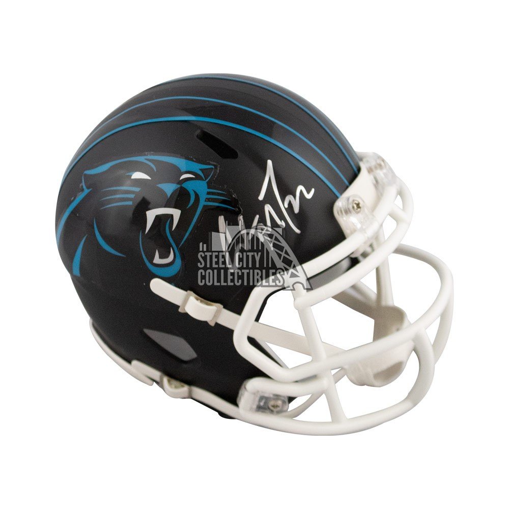 Christian McCaffrey Autographed Carolina Panthers Eclipse Black