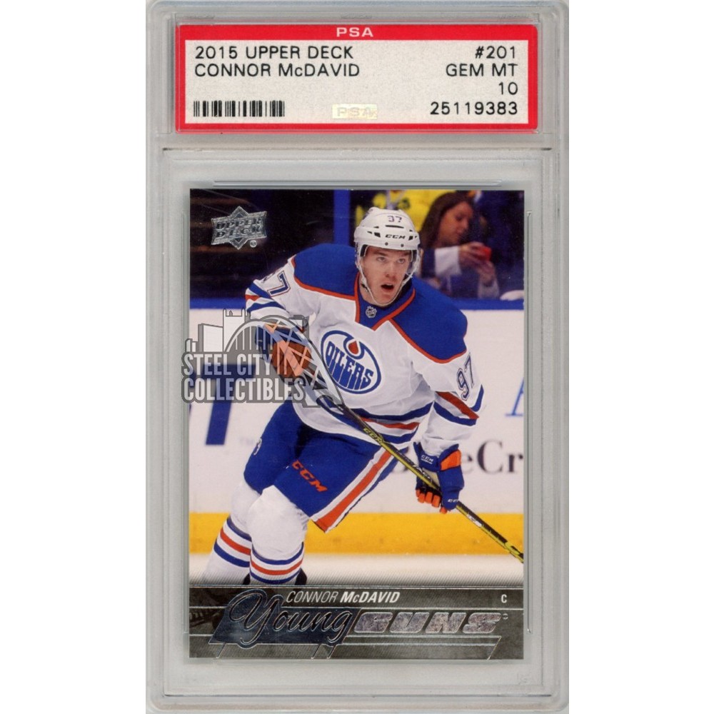 Connor McDavid 2015-16 Upper Deck Series 1 Young Guns Rookie Card #201 ...