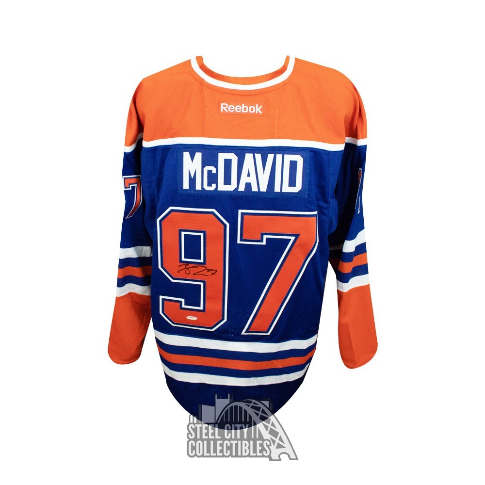  Connor McDavid Edmonton Oilers NHL Reebok Youth Blue