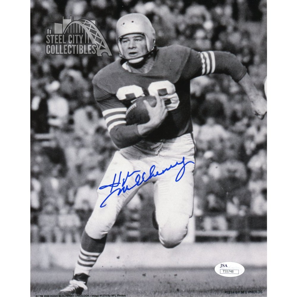 Hugh McElhenny Autographed Detroit Lions 8x10 Photo - JSA COA