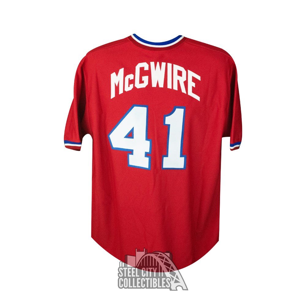 Vintage Mark McGwire National League All Star Game Baseball Jersey Authentic