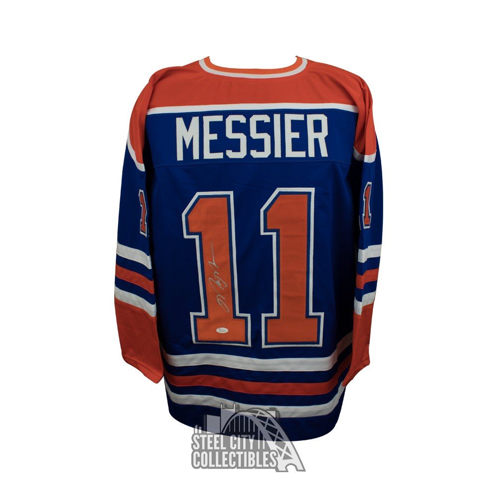 mark messier autographed jersey