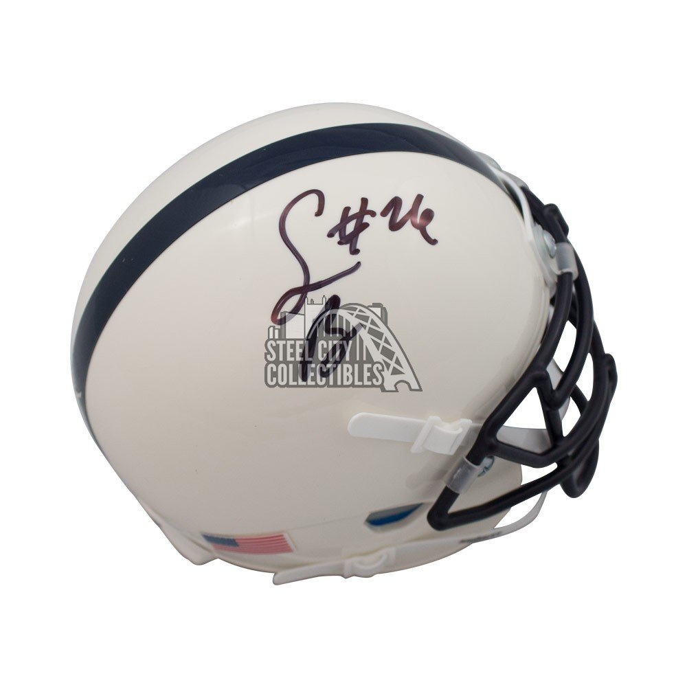 Saquon Barkley We Are Autographed Penn State Speed Mini Football Helmet -  BAS