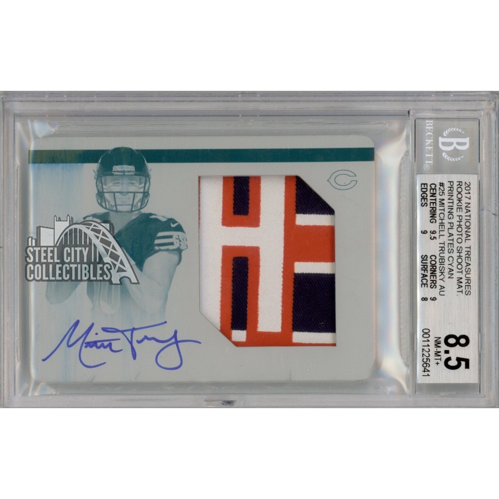 Mitchell online Trubisky ON-CARD AUTOGRAPH Rookie /10