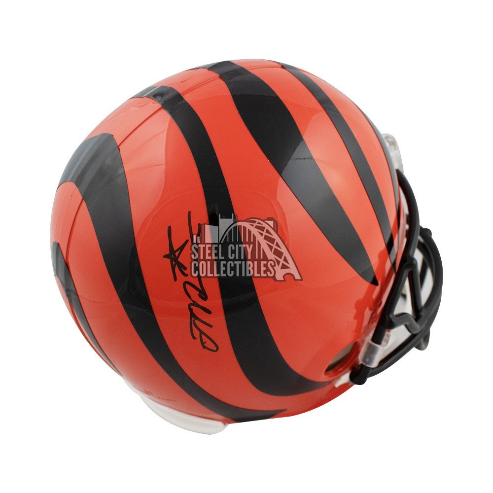 Joe Mixon Cincinnati Bengals Autographed White Alternate Replica Helmet -  JSA Authentic