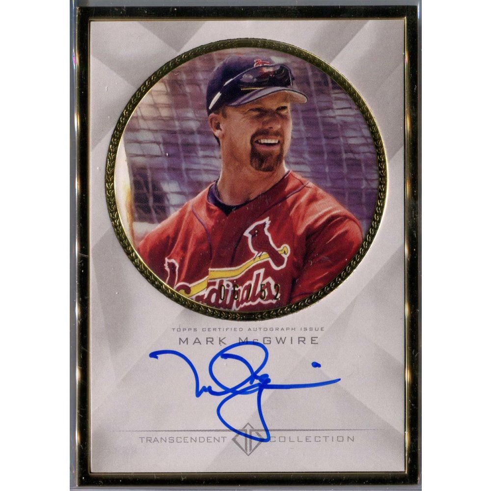 Signed Mark McGwire Jersey - PSA DNA COA 25