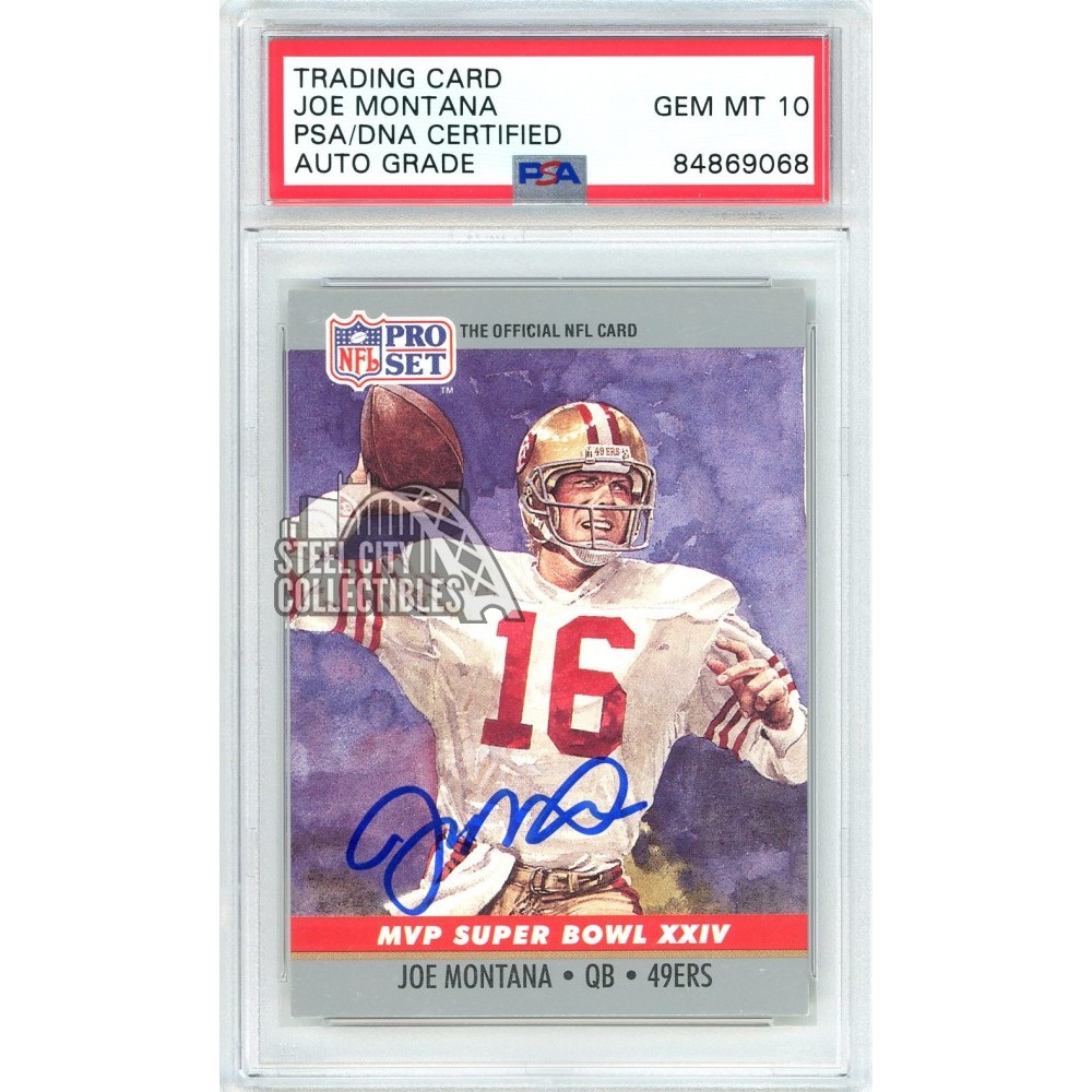 Joe Montana  Autographed Football Memorabilia & NFL Merchandise