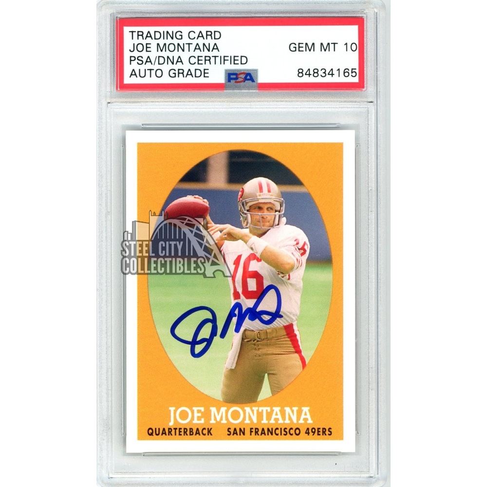 Joe Montana Gallery  Trading Card Database