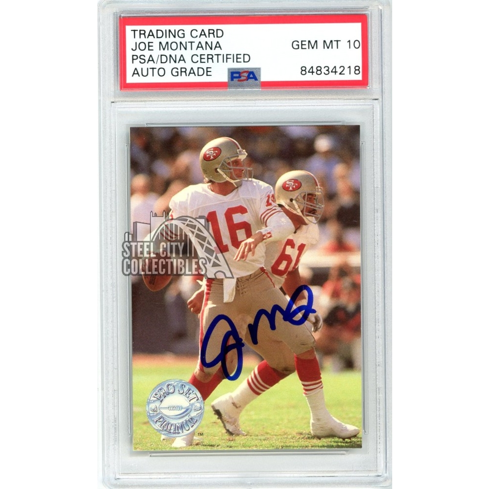 Joe Montana Memorabilia, Autographed Joe Montana Collectibles