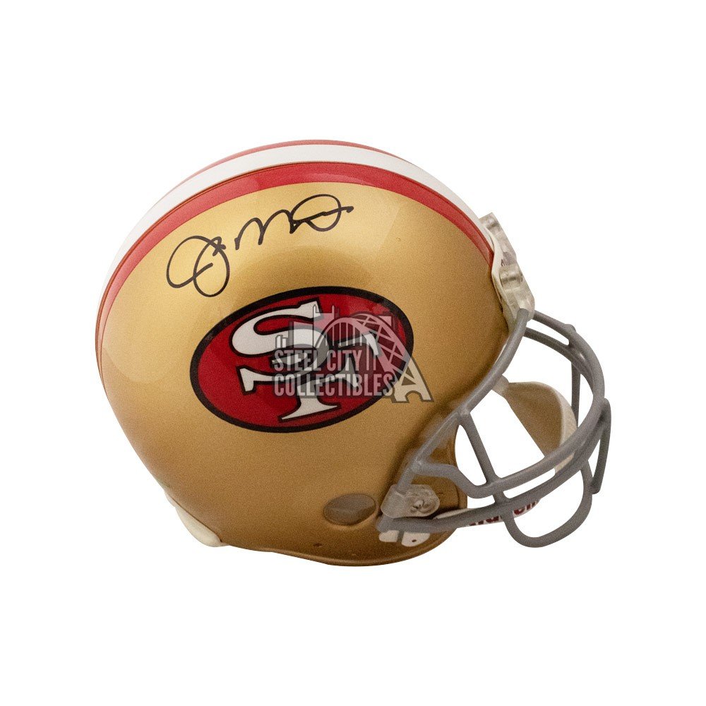 Joe Montana San Francisco 49ers Signed Autograph Mini Helmet