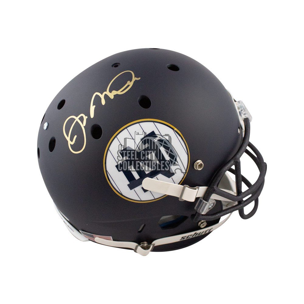 joe montana notre dame helmet