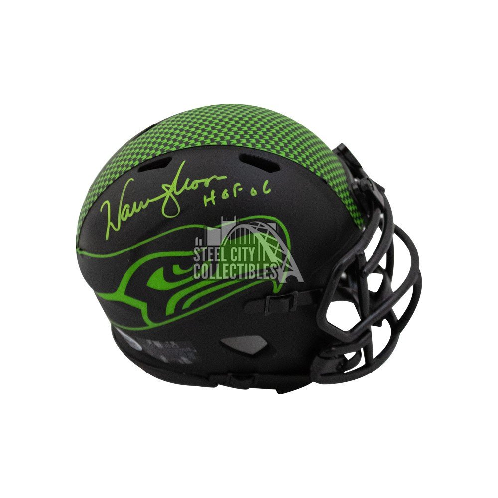 Autographed Seattle Seahawks Chris Carson Fanatics Authentic Riddell  Eclipse Alternate Speed Authentic Helmet