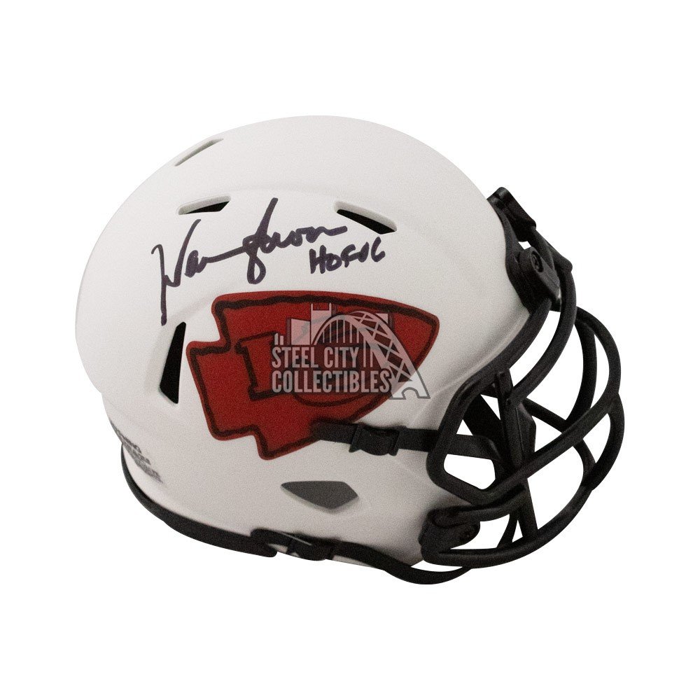 : Warren Moon Autographed Eclipse Black Kansas City