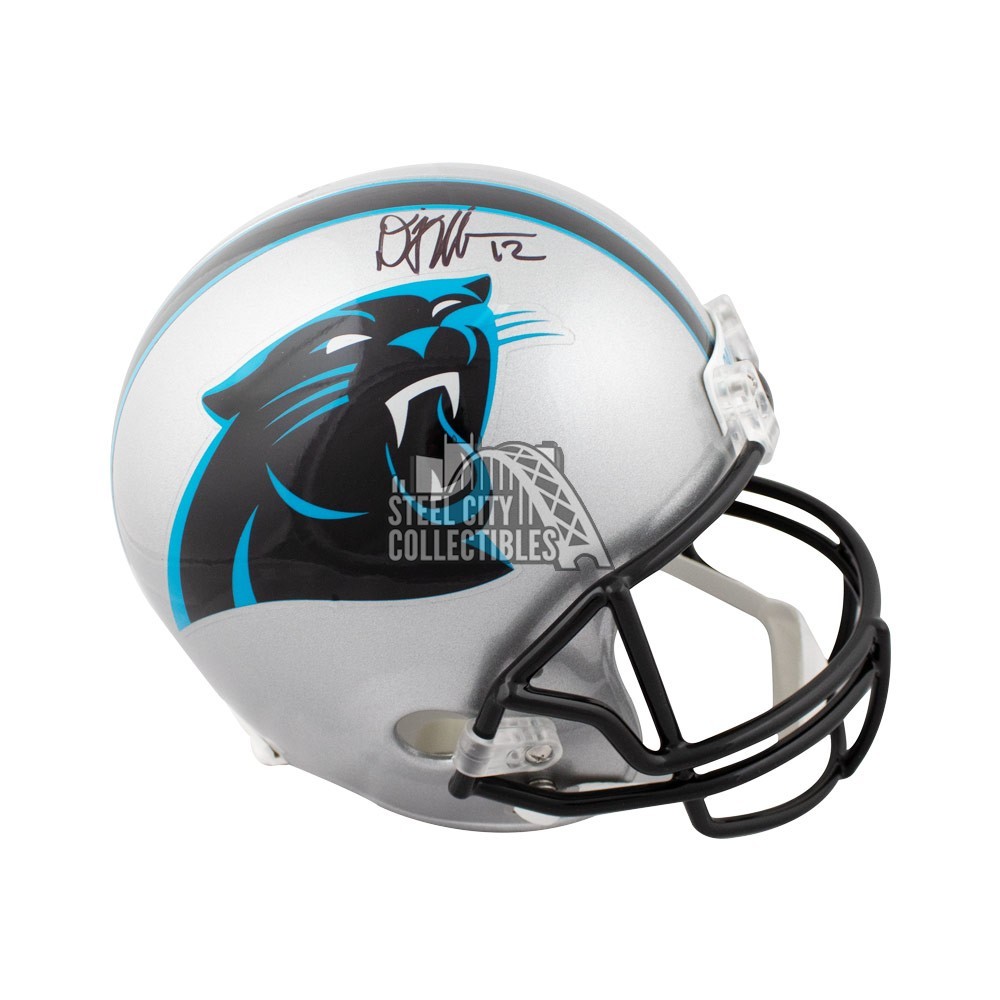 Panthers Thomas Davis Authentic Signed Speed Mini Helmet BAS