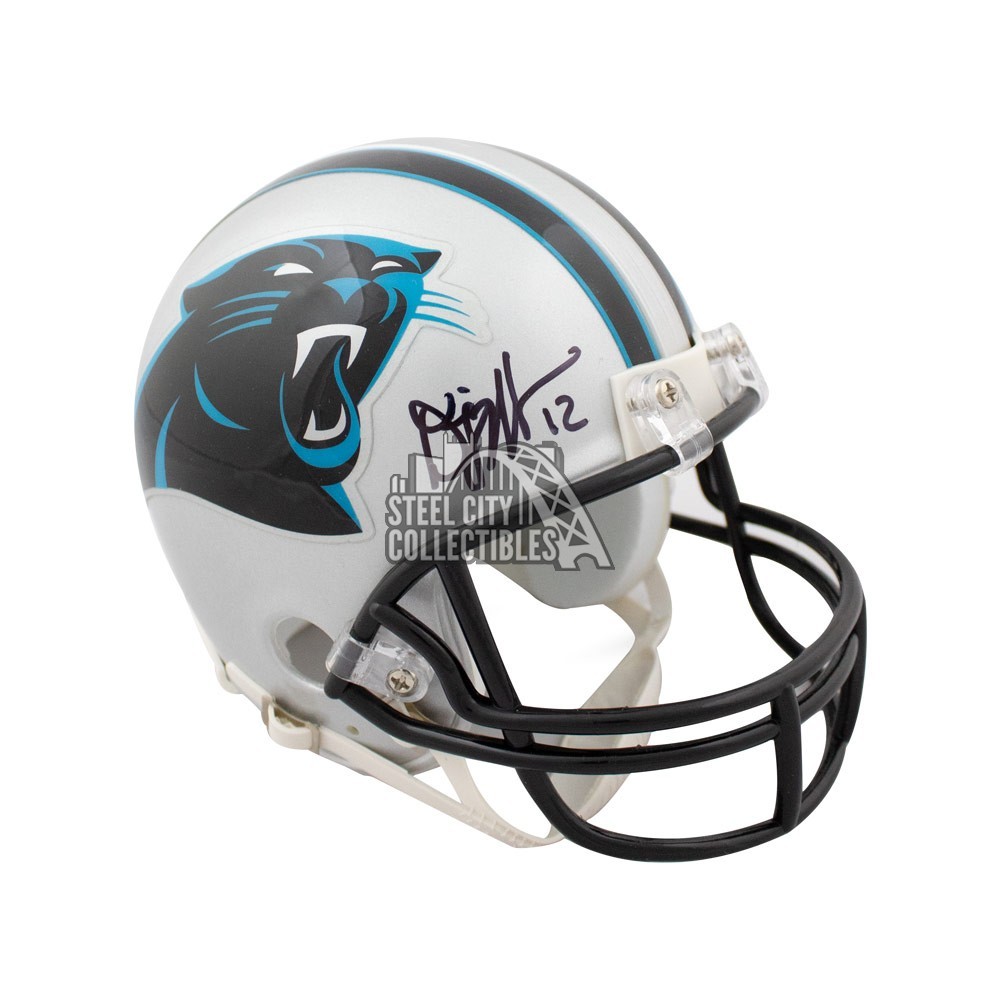 DJ Moore Autographed Carolina Panthers Mini Helmet –